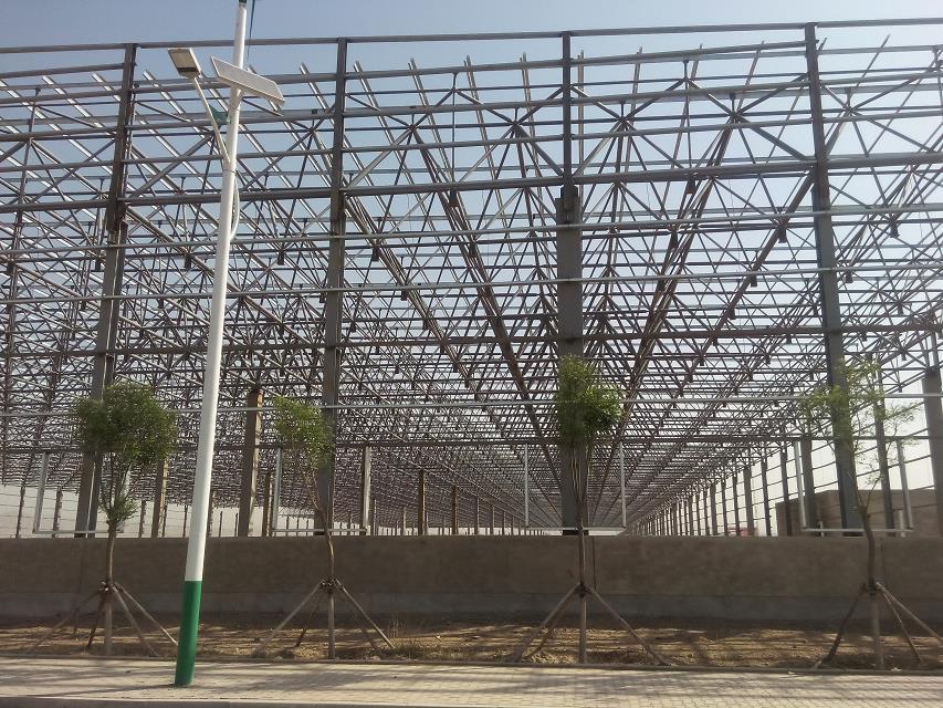 博尔塔拉蒙古自治州汽车工业厂房网架